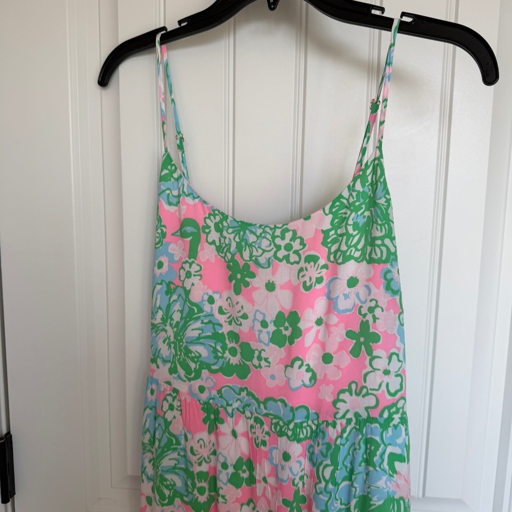 Lilly Pulitzer Teresa Maxi Dress in Pink & Green